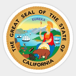 California Coat of Arms Sticker